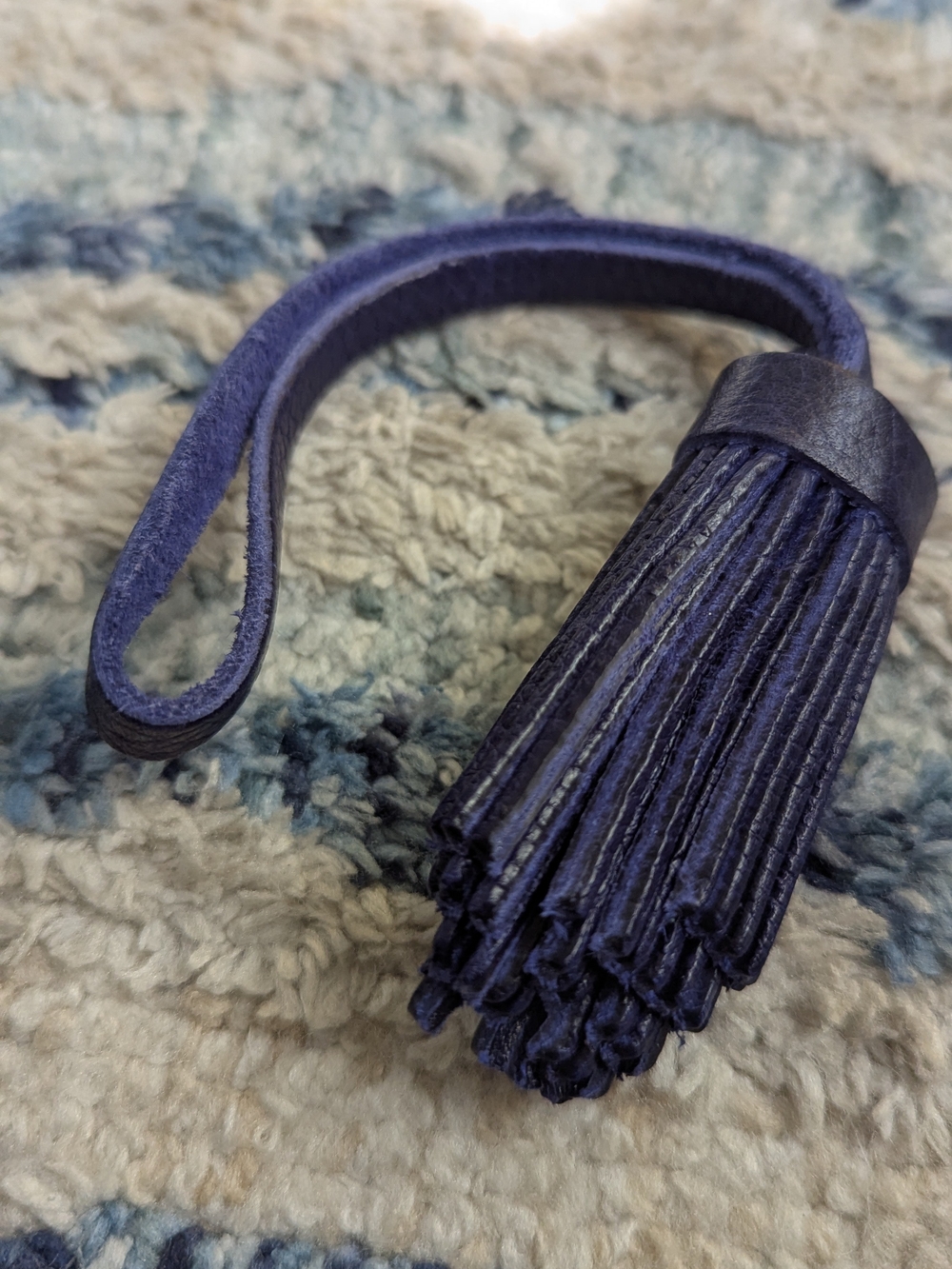 Portland Leather Goods Pom Tassel in Cobalt New w/ Original Packaging - Picture 10 of 10